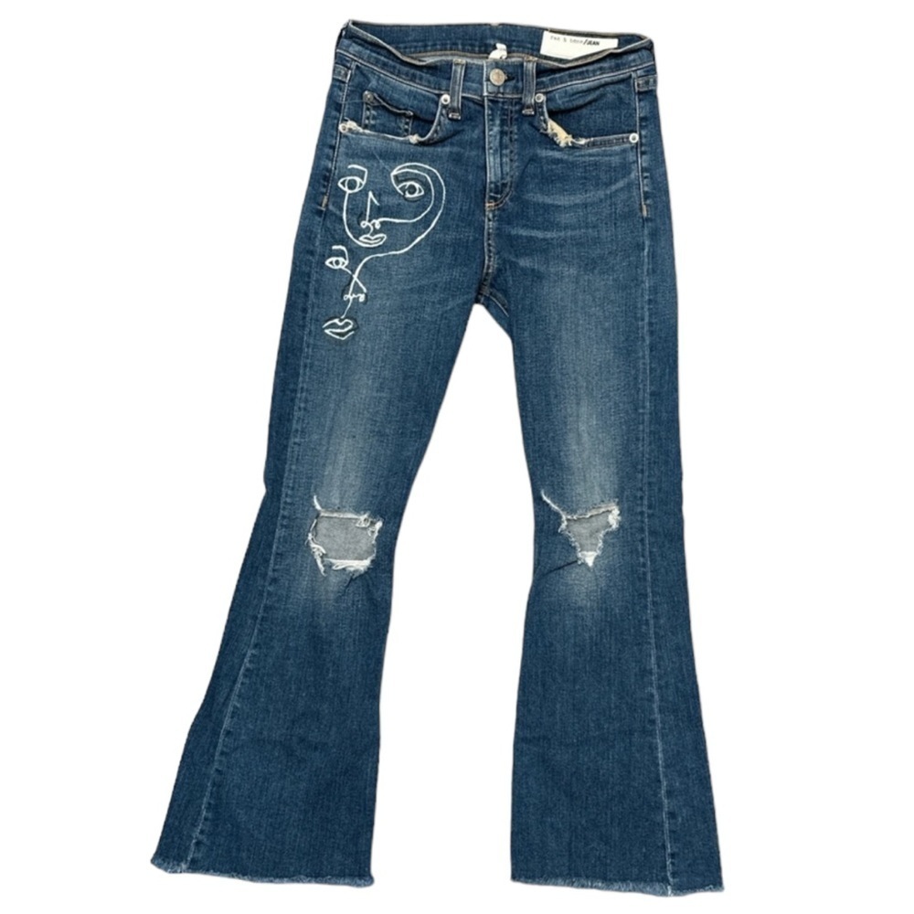 Rag & Bone/JEAN  10 inch Cropped Flare Size 26